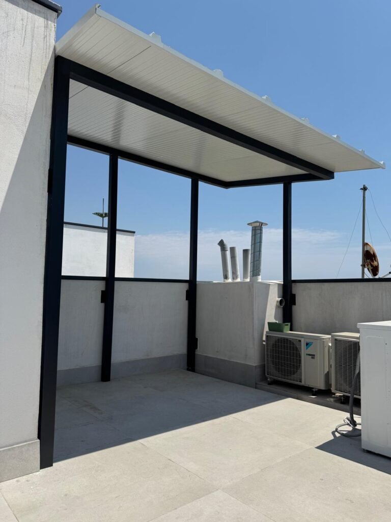 Cerramiento acristalado en terraza